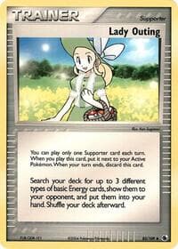 Lady Outing - 83/109 (No E-Reader) - Deck Exclusives - Pokemon card