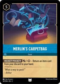 Merlin's Carpetbag - Shimmering Skies - Disney Lorcana card