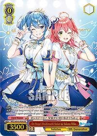 On Stage! Hoshimachi Suisei & Sakura Miko (PR) - hololive production feat. Weiss Schwarz Ambassadors Premium Set - Weiss Schwarz card