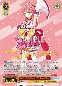 Let's Weiss Schwarz!! Sakura Miko (PR) - hololive production feat. Weiss Schwarz Ambassadors Premium Set - Weiss Schwarz card