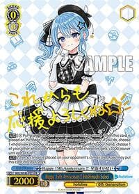 Happy 15th Anniversary!! Hoshimachi Suisei  (PR) - hololive production feat. Weiss Schwarz Ambassadors Premium Set - Weiss Schwarz card