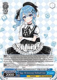 Happy 15th Anniversary!! Hoshimachi Suisei - hololive production feat. Weiss Schwarz Ambassadors Premium Set - Weiss Schwarz card