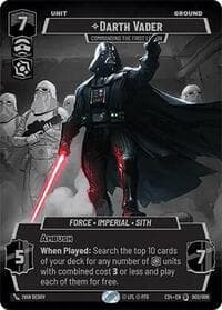 Darth Vader - Commanding the First Legion - 2024 Convention Exclusive - Star Wars: Unlimited card