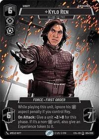 Kylo Ren - Killing the Past - 2024 Convention Exclusive - Star Wars: Unlimited card