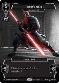 Darth Maul - Revenge at Last - 2024 Convention Exclusive - Star Wars: Unlimited card