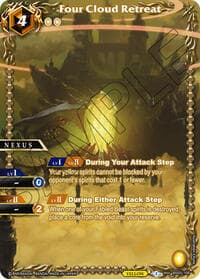 Four Cloud Retreat (Box Topper) - Battle Spirits Saga Promo Cards - Battle Spirits Saga card