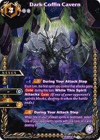 Dark Coffin Cavern (Box Topper) - Battle Spirits Saga Promo Cards - Battle Spirits Saga card