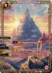 The Highest Peak (Box Topper) - Battle Spirits Saga Promo Cards - Battle Spirits Saga card