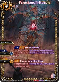 Ferocious Prison (Box Topper) - Battle Spirits Saga Promo Cards - Battle Spirits Saga card