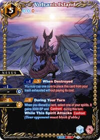 Volcanic Island (Box Topper) - Battle Spirits Saga Promo Cards - Battle Spirits Saga card