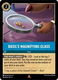 Basil's Magnifying Glass - Shimmering Skies - Disney Lorcana card