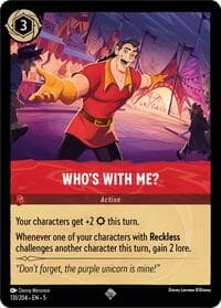 Who's With Me? - Shimmering Skies - Disney Lorcana card