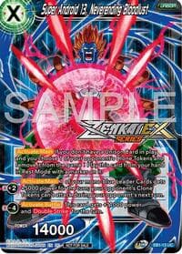 Super Android 13, Neverending Bloodlust (Event Pack 15) - Promotion Cards - Dragon Ball Super: Masters card