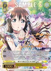 Sending It Afar, Shizuku Osaka (SP) - Love Live! School Idol Festival Series 10th Anniversary Premium Booster - Weiss Schwarz card