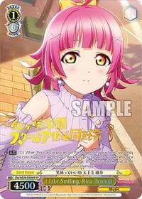I Like Smiling, Rina Tennoji (FP) - Love Live! School Idol Festival Series 10th Anniversary Premium Booster - Weiss Schwarz card