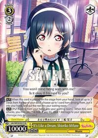 It's Like a Dream, Shioriko Mifune - Love Live! School Idol Festival Series 10th Anniversary Premium Booster - Weiss Schwarz card