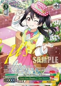"Grace Over Flowers" Nico Yazawa (FP) - Love Live! School Idol Festival Series 10th Anniversary Premium Booster - Weiss Schwarz card
