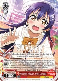 Moonlit Prayer, Umi Sonoda - Love Live! School Idol Festival Series 10th Anniversary Premium Booster - Weiss Schwarz card