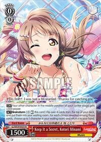 Keep It a Secret, Kotori Minami - Love Live! School Idol Festival Series 10th Anniversary Premium Booster - Weiss Schwarz card