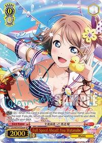 Full Speed Ahead! You Watanabe (SP) - Love Live! School Idol Festival Series 10th Anniversary Premium Booster - Weiss Schwarz card