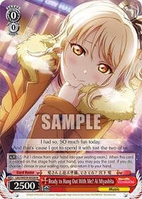 Ready to Hang Out With Me? Ai Miyashita - Love Live! School Idol Festival Series 10th Anniversary Premium Booster - Weiss Schwarz card