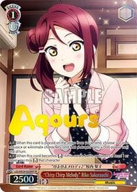 "Chirp Chirp Melody" Riko Sakurauchi (FP) - Love Live! School Idol Festival Series 10th Anniversary Premium Booster - Weiss Schwarz card