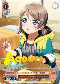 "Sharing Our Strength" You Watanabe (FP) - Love Live! School Idol Festival Series 10th Anniversary Premium Booster - Weiss Schwarz card