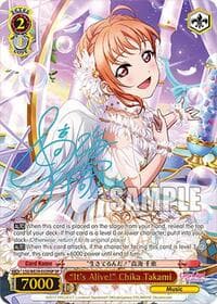 "It's Alive!" Chika Takami (SP) - Love Live! School Idol Festival Series 10th Anniversary Premium Booster - Weiss Schwarz card