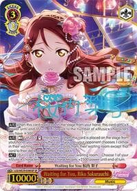 Waiting for You, Riko Sakurauchi (SP) - Love Live! School Idol Festival Series 10th Anniversary Premium Booster - Weiss Schwarz card