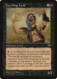 Leeching Licid - Tempest - Magic: The Gathering card