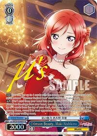 Crimson Beauty, Maki Nishikino (FP) - Love Live! School Idol Festival Series 10th Anniversary Premium Booster - Weiss Schwarz card
