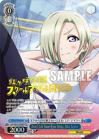 Don't Let Your Eyes Stray, Mia Taylor (FP) - Love Live! School Idol Festival Series 10th Anniversary Premium Booster - Weiss Schwarz card