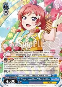 "Large Flower Bloom" Maki Nishikino - Love Live! School Idol Festival Series 10th Anniversary Premium Booster - Weiss Schwarz card