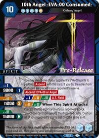 10th Angel -EVA-00 Consumed- - Collaboration Booster 01: Halo of Awakening Pre-Release Cards - Battle Spirits Saga card