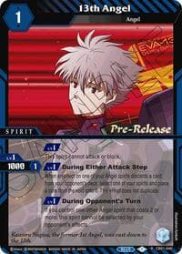 13th Angel - Collaboration Booster 01: Halo of Awakening Pre-Release Cards - Battle Spirits Saga card