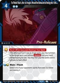 To Think That I, the 1st Angel, Would Be Reduced to Being the 13th... - Collaboration Booster 01: Halo of Awakening Pre-Release Cards - Battle Spirits Saga card