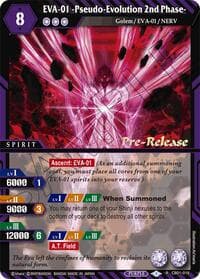 EVA-01 -Pseudo-Evolution 2nd Phase- - Collaboration Booster 01: Halo of Awakening Pre-Release Cards - Battle Spirits Saga card