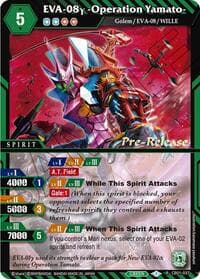 EVA-08y -Operation Yamato- - Collaboration Booster 01: Halo of Awakening Pre-Release Cards - Battle Spirits Saga card