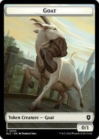 Goat // Wolf (0032) Double-Sided Token - Commander: Bloomburrow - Magic: The Gathering card