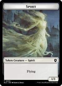 Spirit // Faerie Double-Sided Token - Commander: Bloomburrow - Magic: The Gathering card