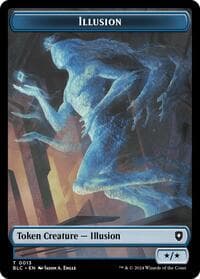 Illusion // Goblin Double-Sided Token - Commander: Bloomburrow - Magic: The Gathering card