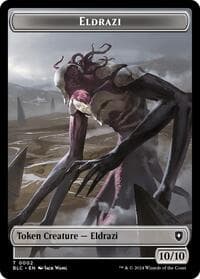 Eldrazi // Clue Double-Sided Token - Commander: Bloomburrow - Magic: The Gathering card