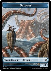 Octopus // Rabbit Double-Sided Token - Commander: Bloomburrow - Magic: The Gathering card