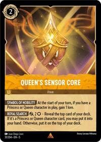 Queen's Sensor Core - Shimmering Skies - Disney Lorcana card