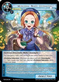 Morginna, Brave Journalist - The Battle at the Sacred Ruins - Force of Will card