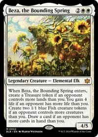 Beza, the Bounding Spring - Promo Pack: Bloomburrow - Magic: The Gathering card
