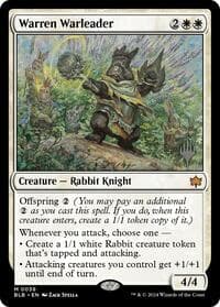 Warren Warleader - Promo Pack: Bloomburrow - Magic: The Gathering card