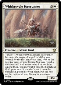 Whiskervale Forerunner - Promo Pack: Bloomburrow - Magic: The Gathering card