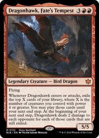 Dragonhawk, Fate's Tempest - Promo Pack: Bloomburrow - Magic: The Gathering card