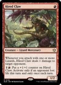 Hired Claw - Promo Pack: Bloomburrow - Magic: The Gathering card
